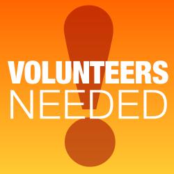 Volunteers needed/ Necesitamos voluntarios